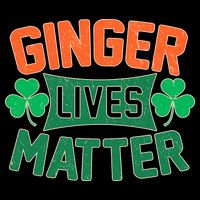 St Patricks Day - Ginger Lives Matter 7-Panel Snapback Hat