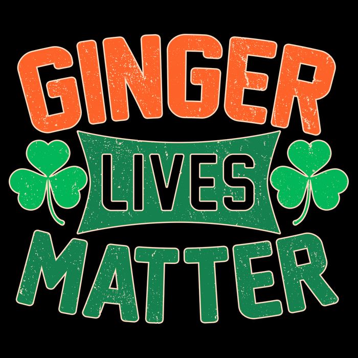 St Patricks Day - Ginger Lives Matter 7-Panel Snapback Hat