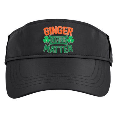 St Patricks Day - Ginger Lives Matter Adult Drive Performance Visor