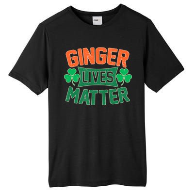 St Patricks Day - Ginger Lives Matter Tall Fusion ChromaSoft Performance T-Shirt