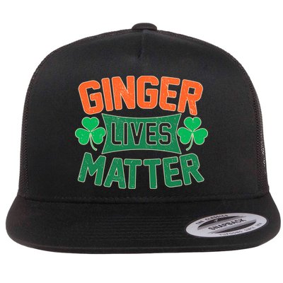 St Patricks Day - Ginger Lives Matter Flatbill Hat