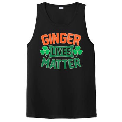 St Patricks Day - Ginger Lives Matter PosiCharge Competitor Tank