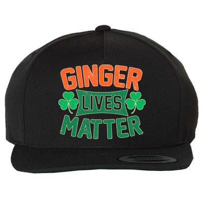 St Patricks Day - Ginger Lives Matter Wool Snapback Cap