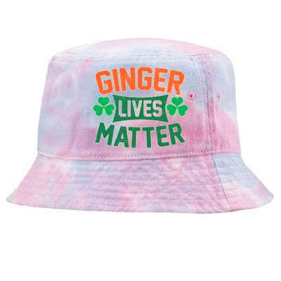 St Patricks Day - Ginger Lives Matter Tie-Dyed Bucket Hat