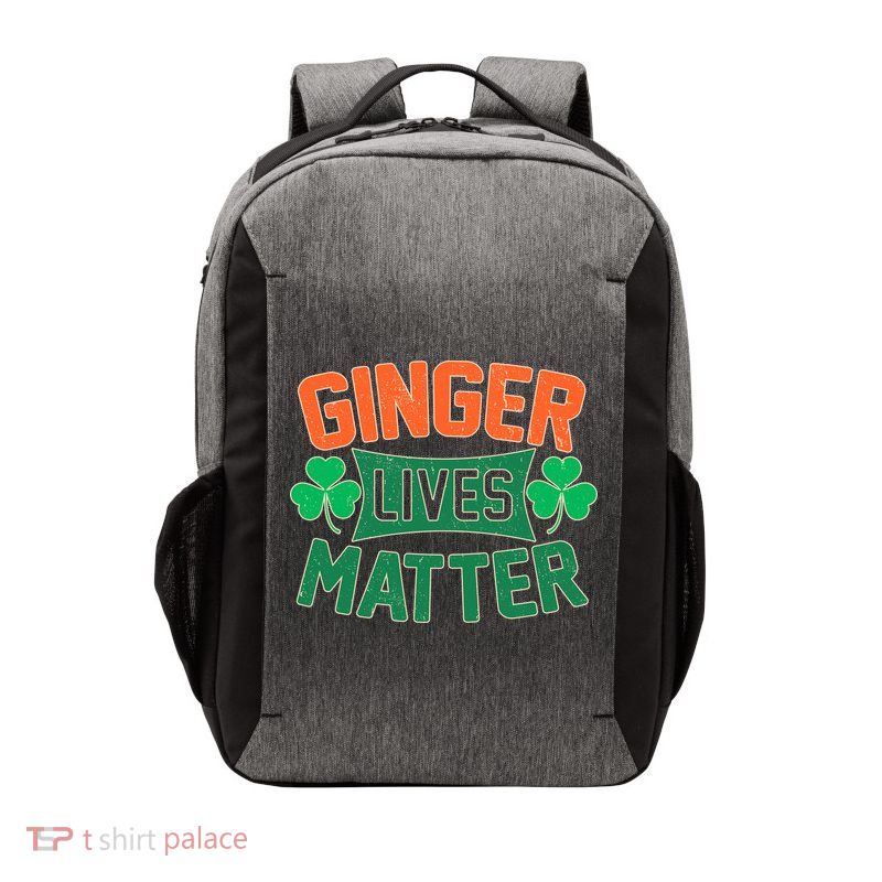 St Patricks Day - Ginger Lives Matter Vector Backpack