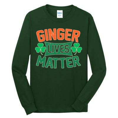 St Patricks Day - Ginger Lives Matter Tall Long Sleeve T-Shirt