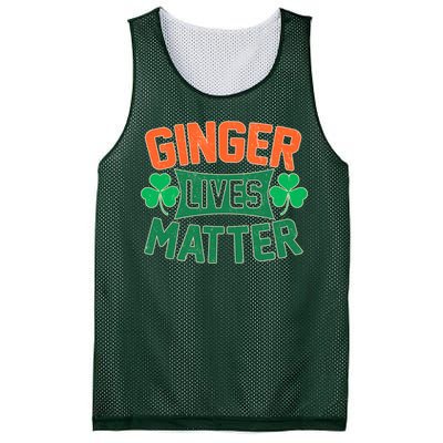 St Patricks Day - Ginger Lives Matter Mesh Reversible Basketball Jersey Tank