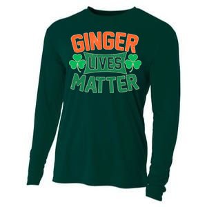 St Patricks Day - Ginger Lives Matter Cooling Performance Long Sleeve Crew