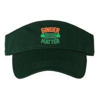 St Patricks Day - Ginger Lives Matter Valucap Bio-Washed Visor