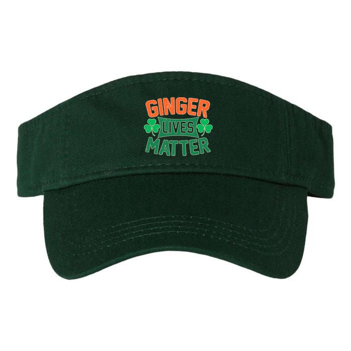 St Patricks Day - Ginger Lives Matter Valucap Bio-Washed Visor