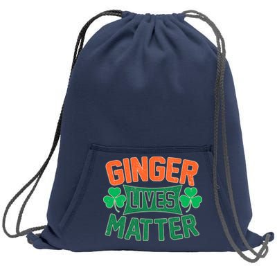 St Patricks Day - Ginger Lives Matter Sweatshirt Cinch Pack Bag