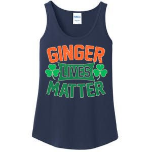 St Patricks Day - Ginger Lives Matter Ladies Essential Tank