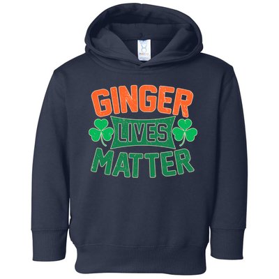 St Patricks Day - Ginger Lives Matter Toddler Hoodie