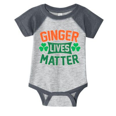 St Patricks Day - Ginger Lives Matter Infant Baby Jersey Bodysuit