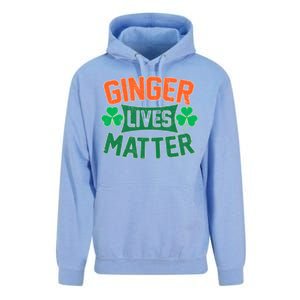 St Patricks Day - Ginger Lives Matter Unisex Surf Hoodie