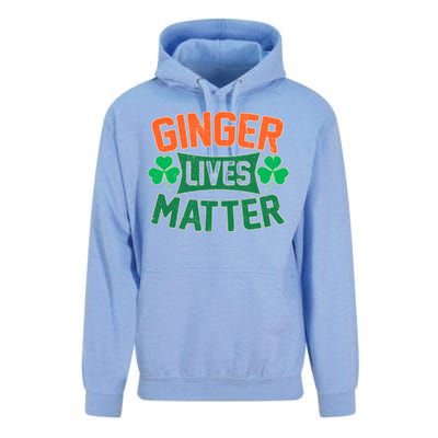 St Patricks Day - Ginger Lives Matter Unisex Surf Hoodie