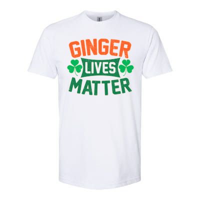 St Patricks Day - Ginger Lives Matter Softstyle® CVC T-Shirt