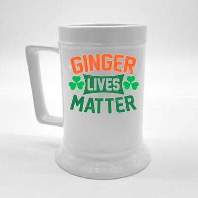 St Patricks Day - Ginger Lives Matter Beer Stein