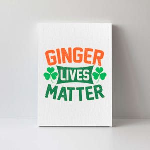 St Patricks Day - Ginger Lives Matter Canvas