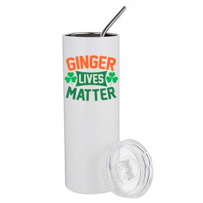 St Patricks Day - Ginger Lives Matter Stainless Steel Tumbler