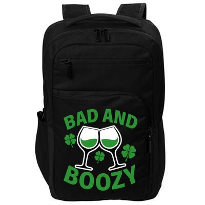 St Patrick's Day Bad and Boozy Impact Tech Backpack
