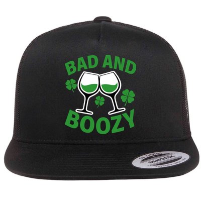 St Patrick's Day Bad and Boozy Flatbill Hat