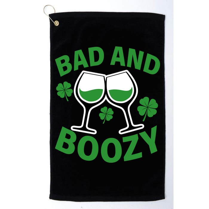 St Patrick's Day Bad and Boozy Golf Towel
