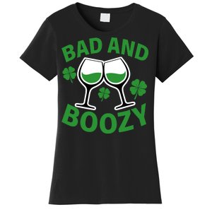 St Patrick's Day Bad and Boozy Women's T-Shirt