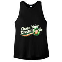 St Patrick's Day Chase Your Dreams With Whiskey Ladies PosiCharge Tri-Blend Wicking Tank