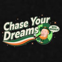 St Patrick's Day Chase Your Dreams With Whiskey Ladies PosiCharge Tri-Blend Wicking Tank
