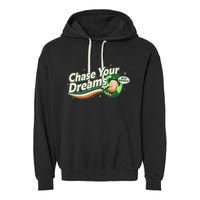 St Patrick's Day Chase Your Dreams With Whiskey Garment-Dyed Fleece Hoodie