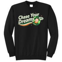 St Patrick's Day Chase Your Dreams With Whiskey Sweatshirt