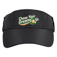 St Patrick's Day Chase Your Dreams With Whiskey Adult Drive Performance Visor