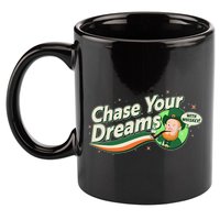 St Patrick's Day Chase Your Dreams With Whiskey 11oz C Handle Ceramic Mug