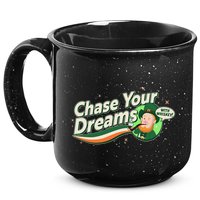 St Patrick's Day Chase Your Dreams With Whiskey 15oz Campfire Ceramic Mug