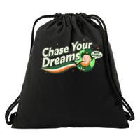 St Patrick's Day Chase Your Dreams With Whiskey Drawstring Bag