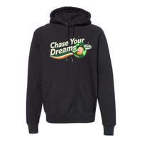 St Patrick's Day Chase Your Dreams With Whiskey Premium Hoodie