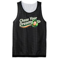 St Patrick's Day Chase Your Dreams With Whiskey Mesh Reversible Basketball Jersey Tank