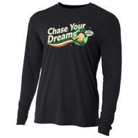 St Patrick's Day Chase Your Dreams With Whiskey Cooling Performance Long Sleeve Crew