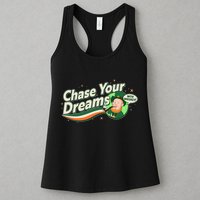 St Patrick's Day Chase Your Dreams With Whiskey Womens Tank Top