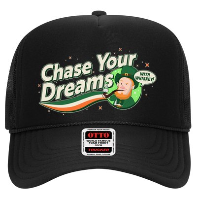 St Patrick's Day Chase Your Dreams With Whiskey Trucker Hat