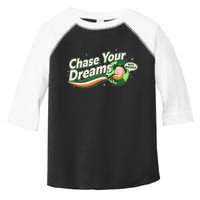 St Patrick's Day Chase Your Dreams With Whiskey Toddler Fine Jersey T-Shirt