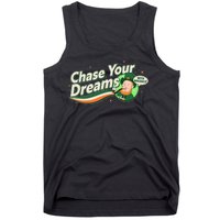 St Patrick's Day Chase Your Dreams With Whiskey Tank Top