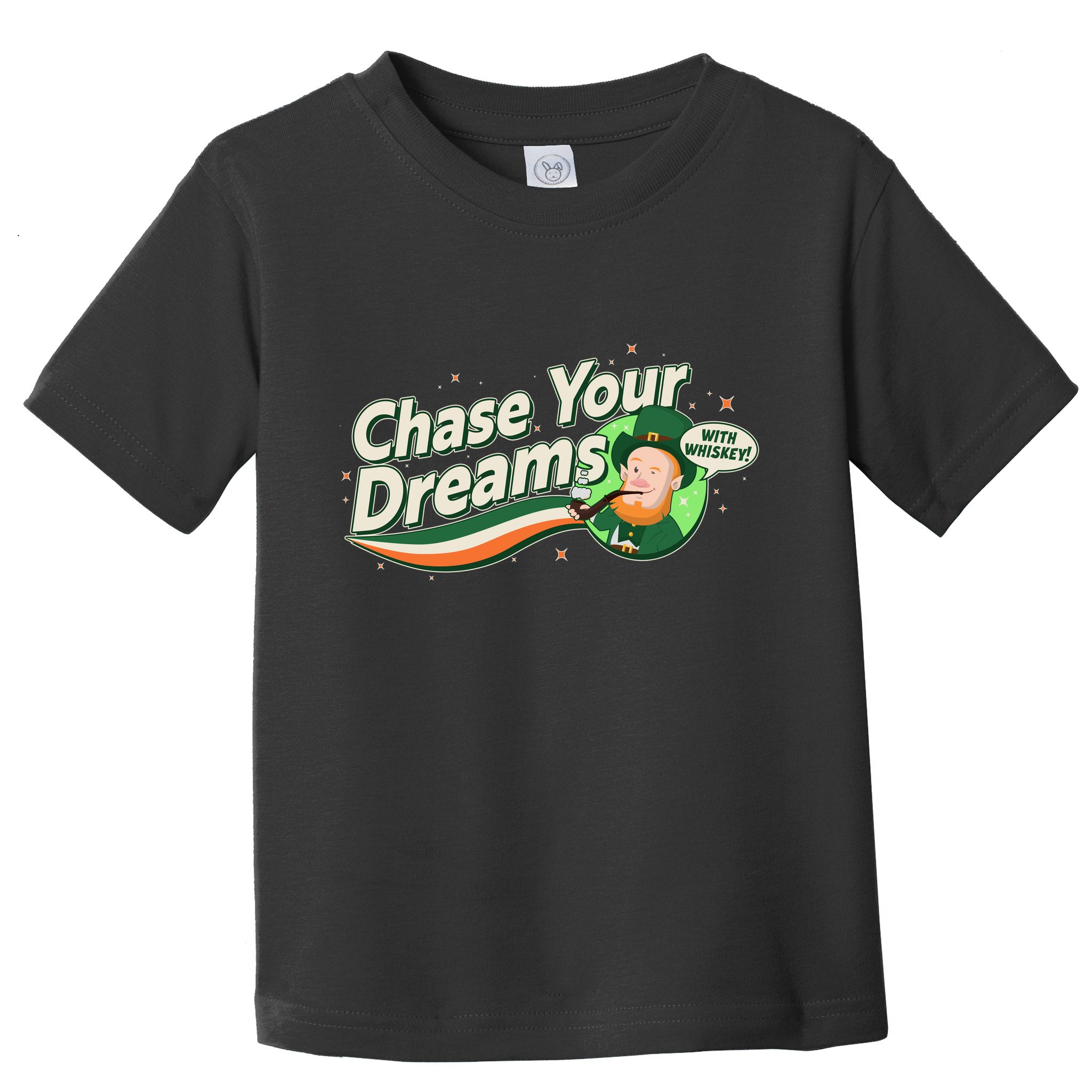 St Patrick's Day Chase Your Dreams With Whiskey Toddler T-Shirt