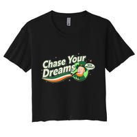 St Patrick's Day Chase Your Dreams With Whiskey Crop Top