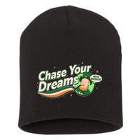 St Patrick's Day Chase Your Dreams With Whiskey Short Acrylic Beanie