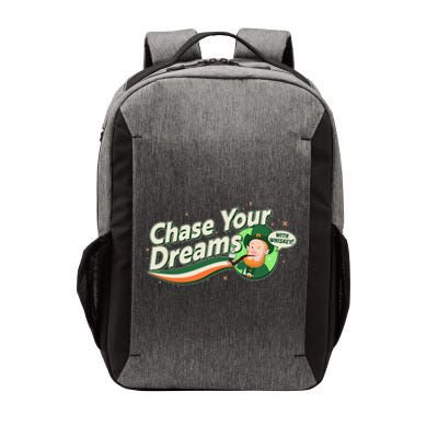 St Patrick's Day Chase Your Dreams With Whiskey Vector Backpack