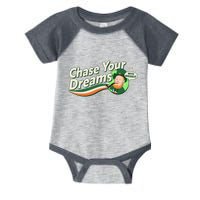 St Patrick's Day Chase Your Dreams With Whiskey Infant Baby Jersey Bodysuit