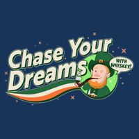 St Patrick's Day Chase Your Dreams With Whiskey Infant Baby Jersey Bodysuit