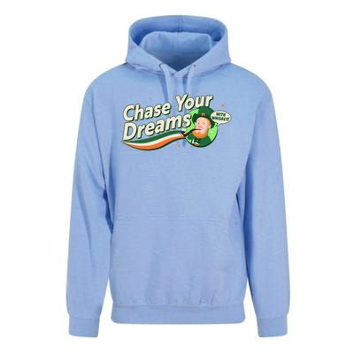 St Patrick's Day Chase Your Dreams With Whiskey Unisex Surf Hoodie